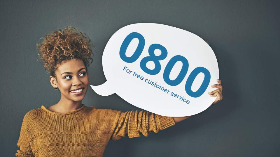 0800 service numbers for your customer service