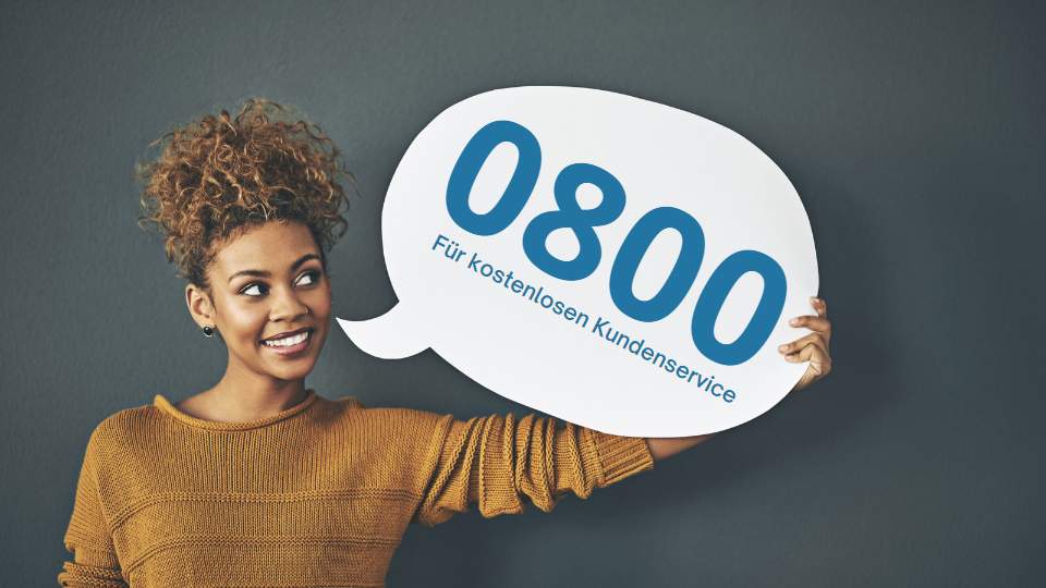 0800-Servicenummern für Ihren Kundendienst